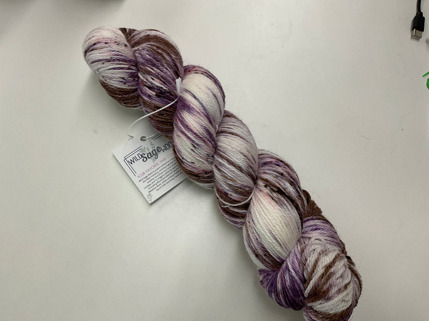 Wild Sage Wool- Rosemary Fingering Shimmer