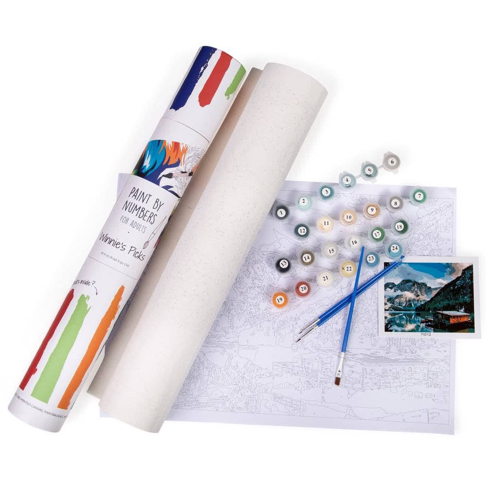Ruby Throated Hummingbird - DIY Paint by Numbers Kit