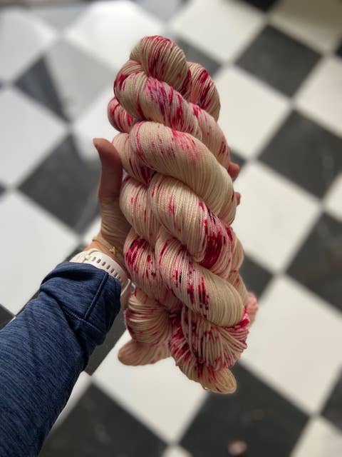 Rose Petals - Hand Dyed Yarn; Multiple Base Options