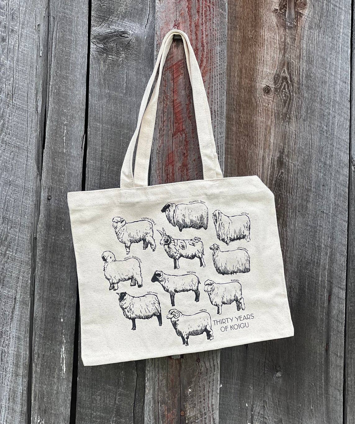 Koigu Sheep Canvas Tote