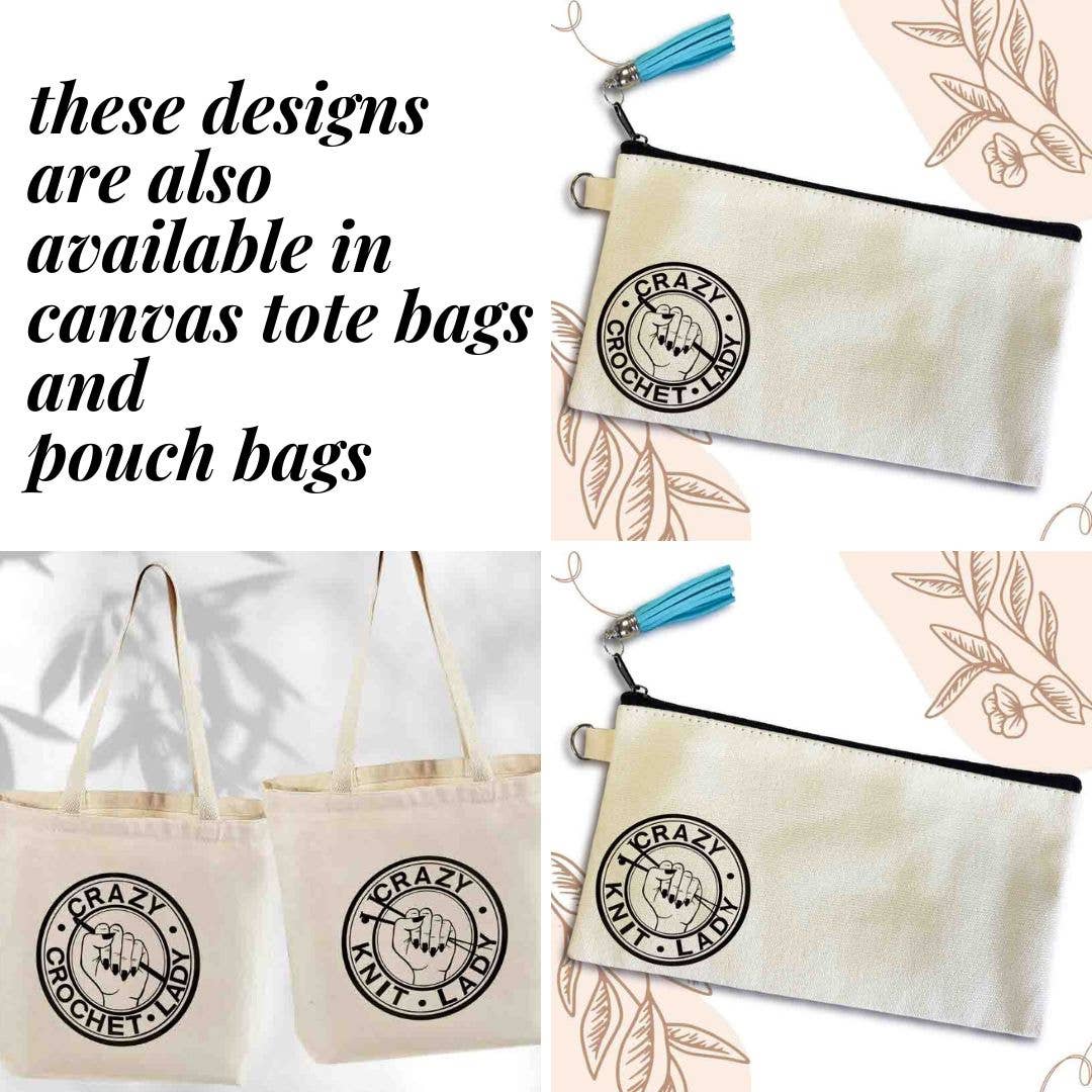 Crazy Crochet and Knit Lady Keychains