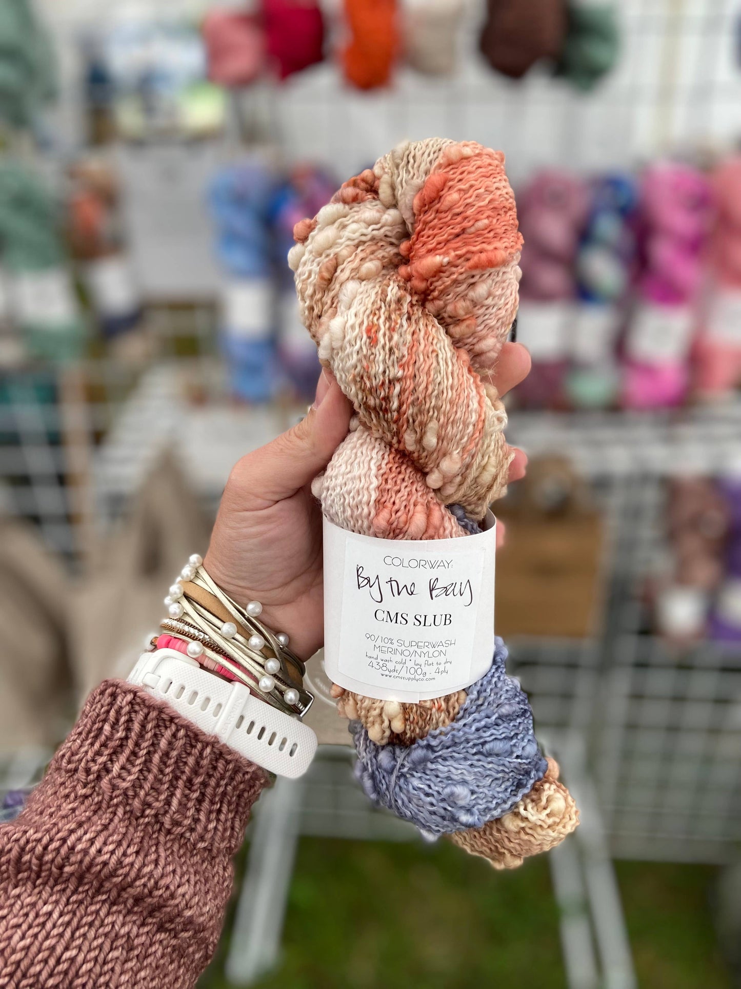 By the Bay Colorway - Artisan Dyed Yarn - Multiple Bases