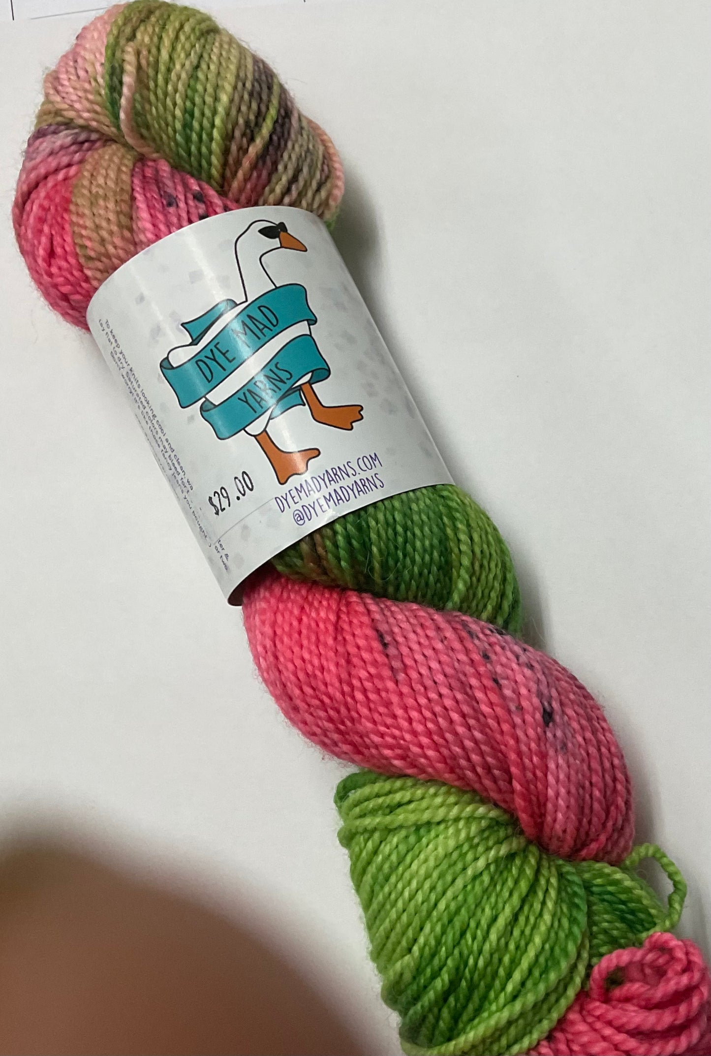 Dye Mad Yarn-Watermelon