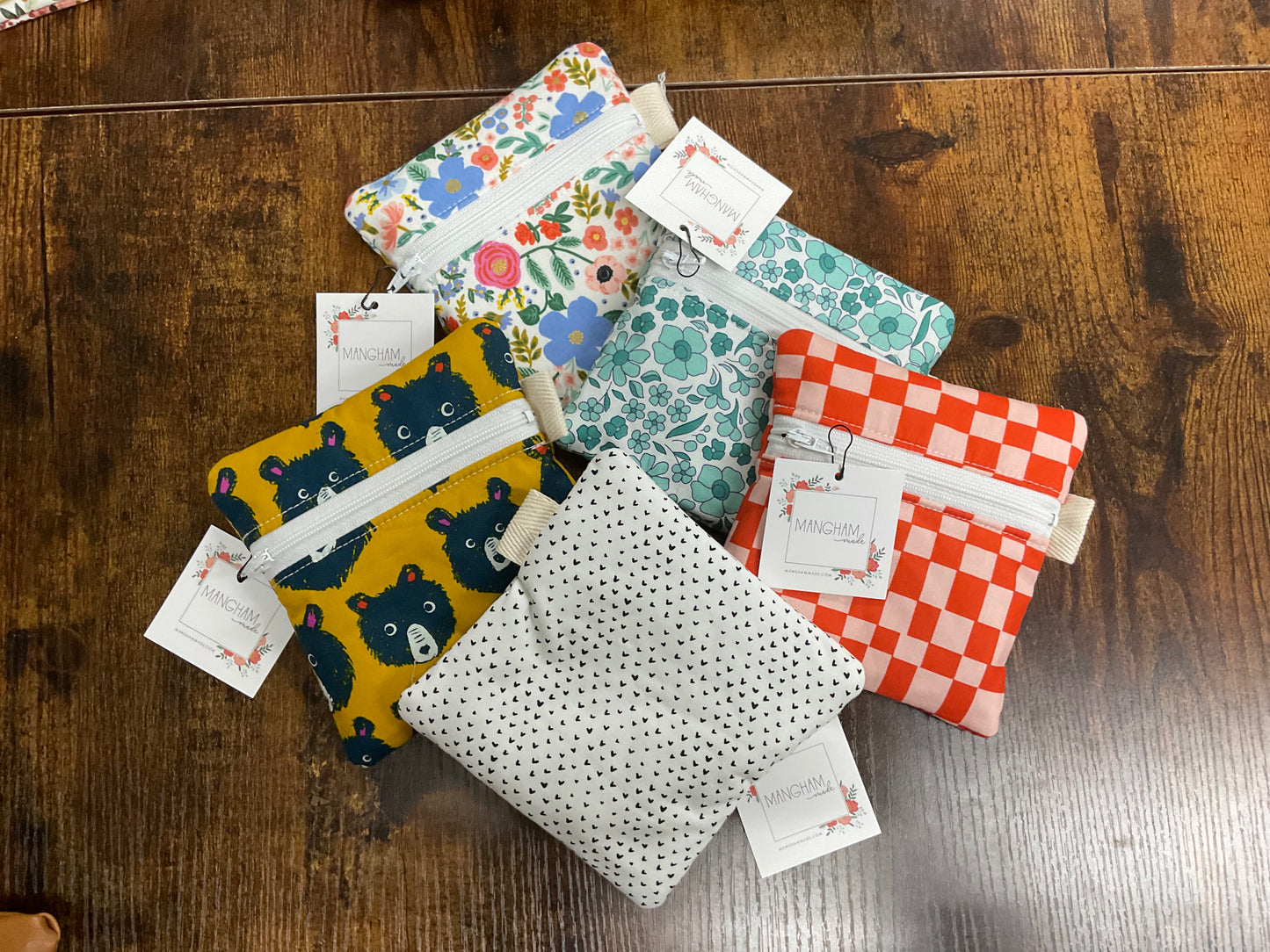 Small Zipper Pouch, Variety Pack