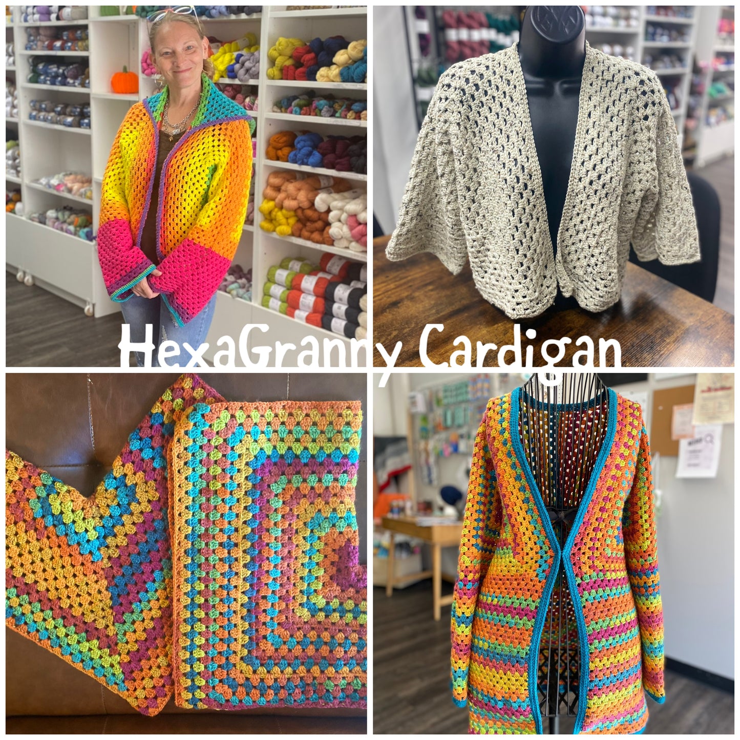 HexaGranny Cardigan-by Tony Lipsey Meetup