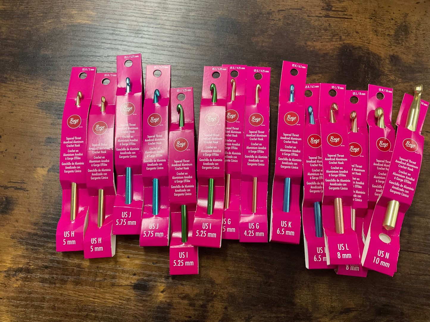 Boye Aluminum Crochet Hook