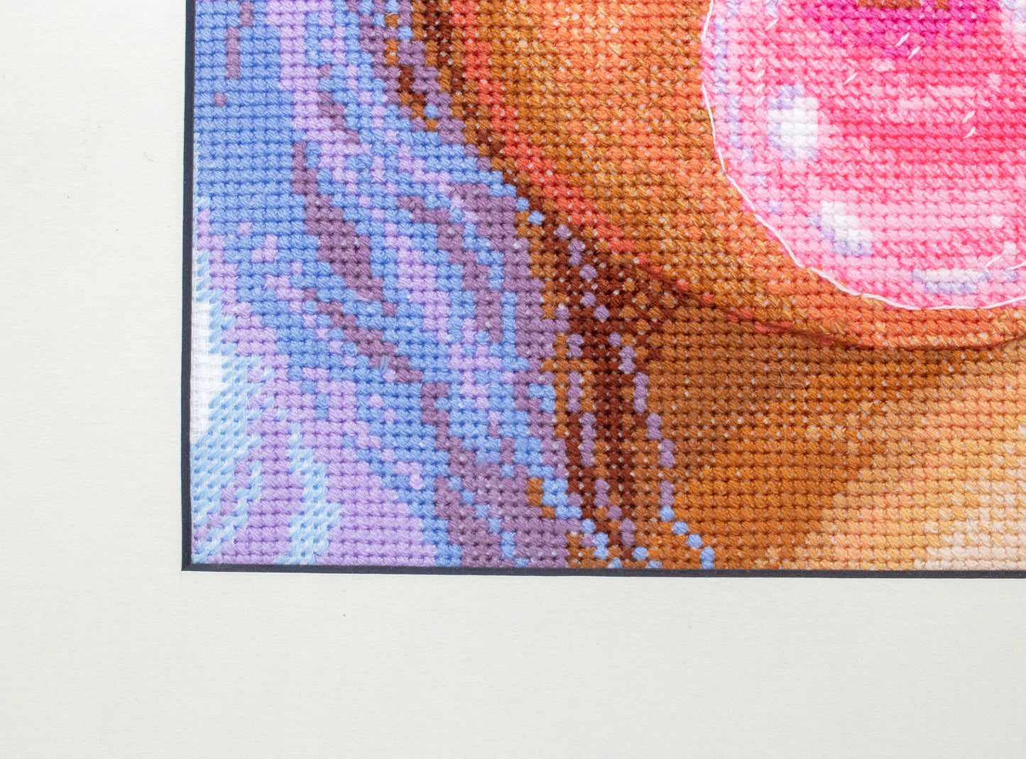 AINE Cross Stitch Kit Bubblegum Dreams A1032 Pop Art Woman