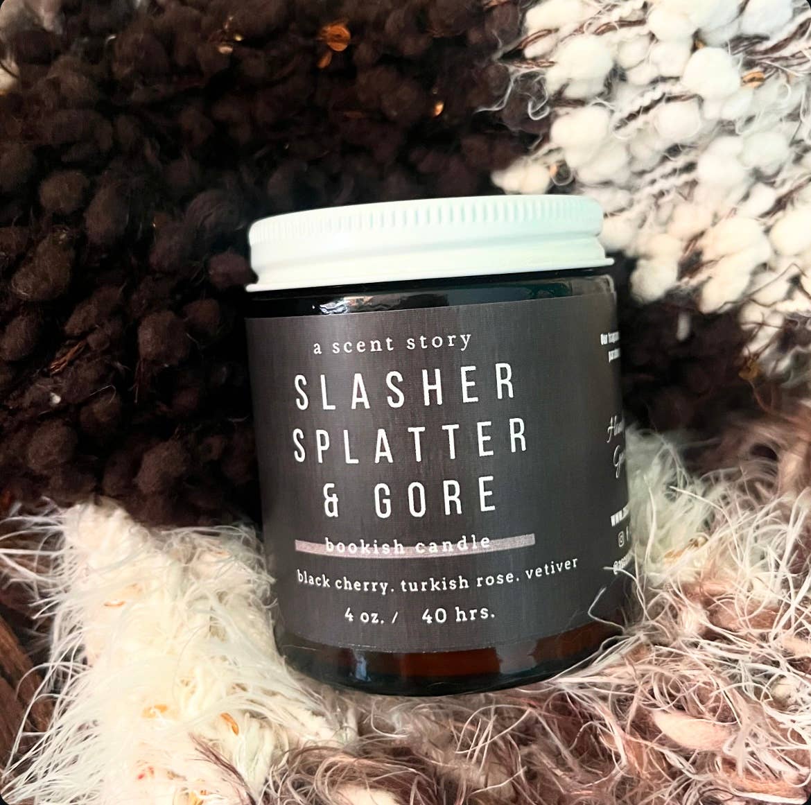 Slasher, Splatter & Gore - Bookish Candle | Book Themed