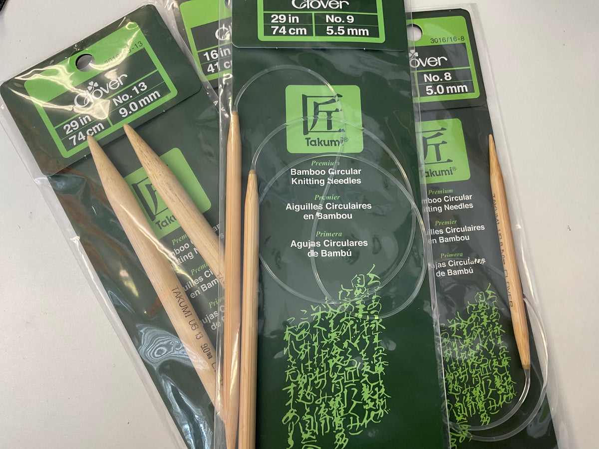 Clover Bamboo Circular Knitting Needles
