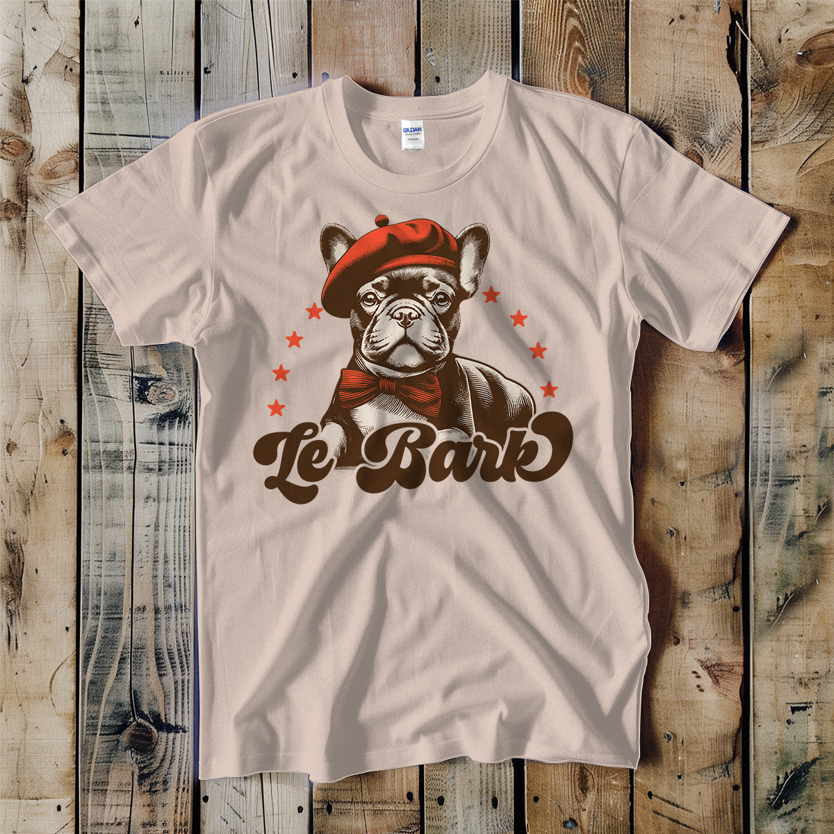 Le Bark Frenchie Unisex Tee