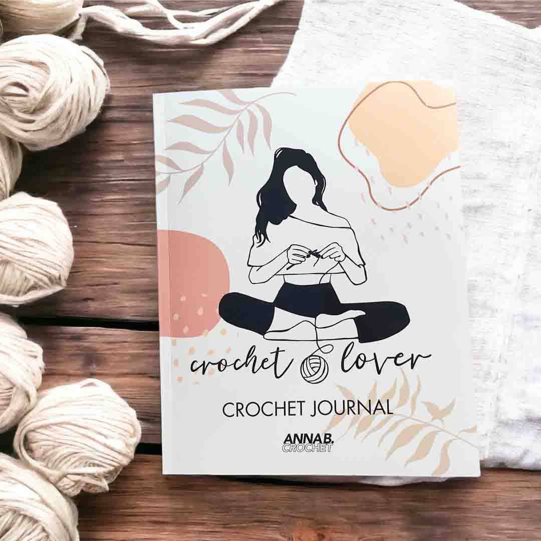 Crochet Lover Journal Pattern Log Book, 8x10 Paperback