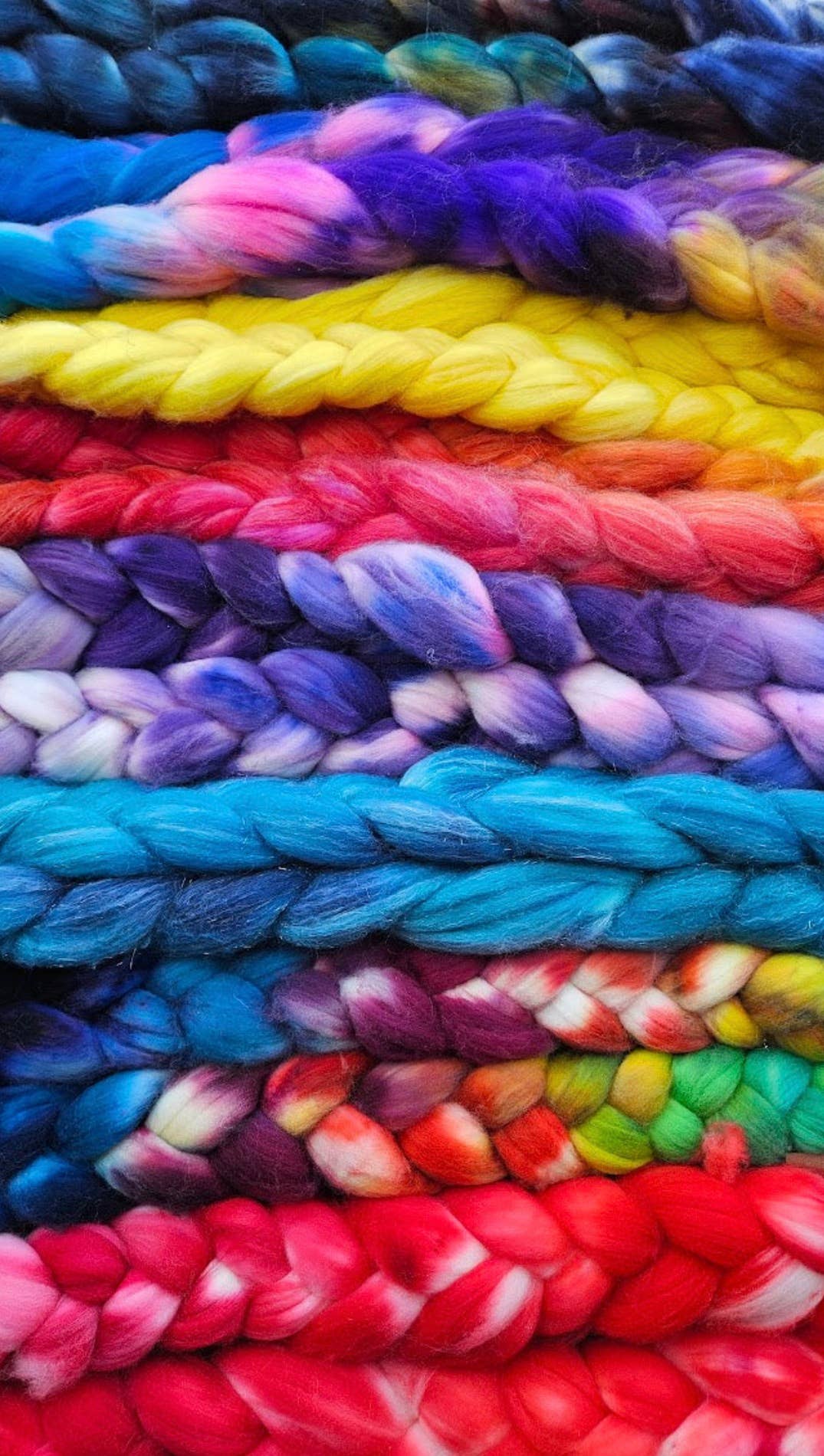 Fiber - Merino Roving Braids