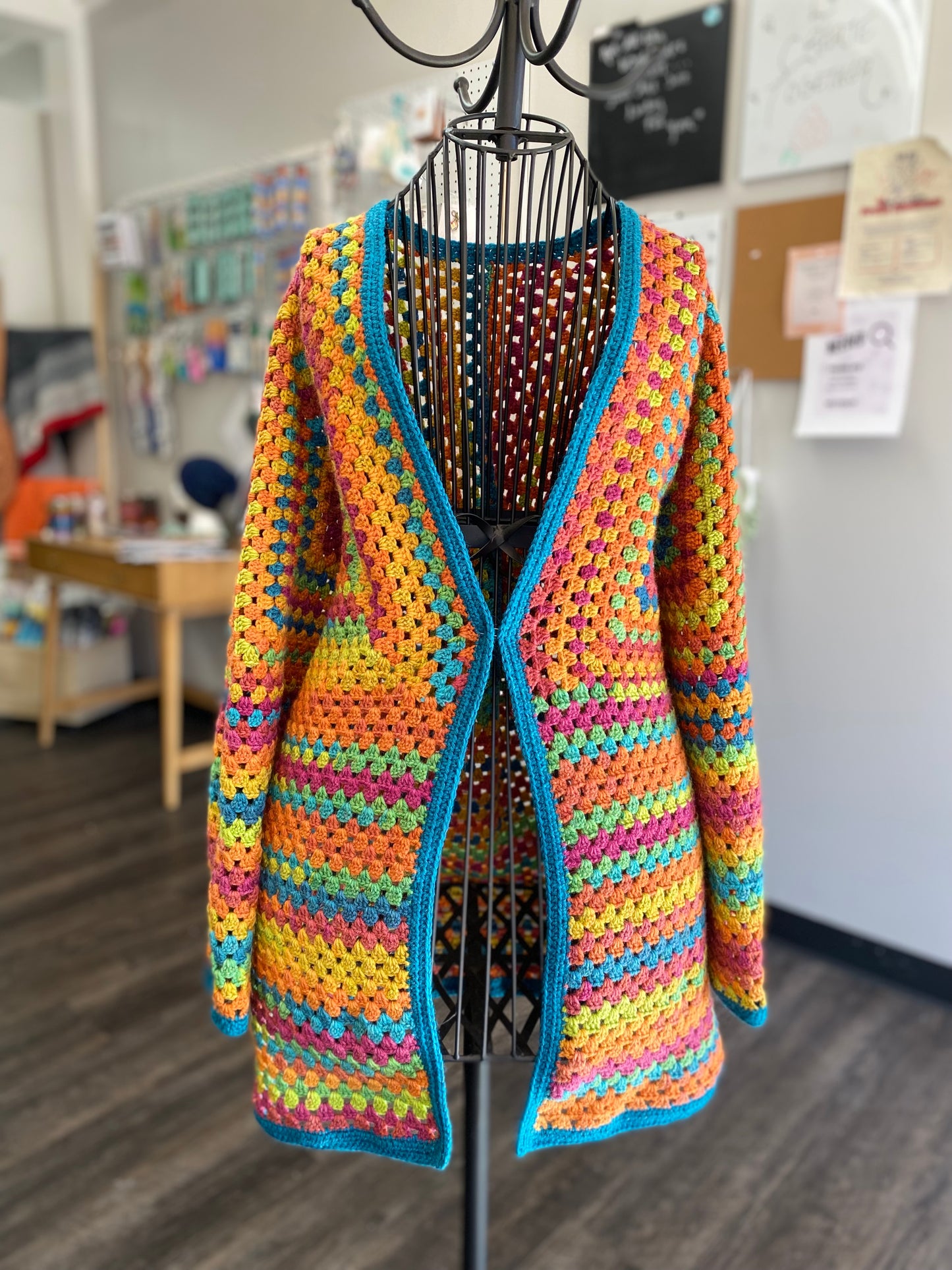 Crochet Hexa Cardigan Class
