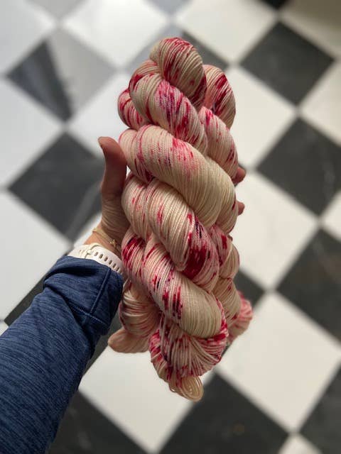Rose Petals - Hand Dyed Yarn; Multiple Base Options