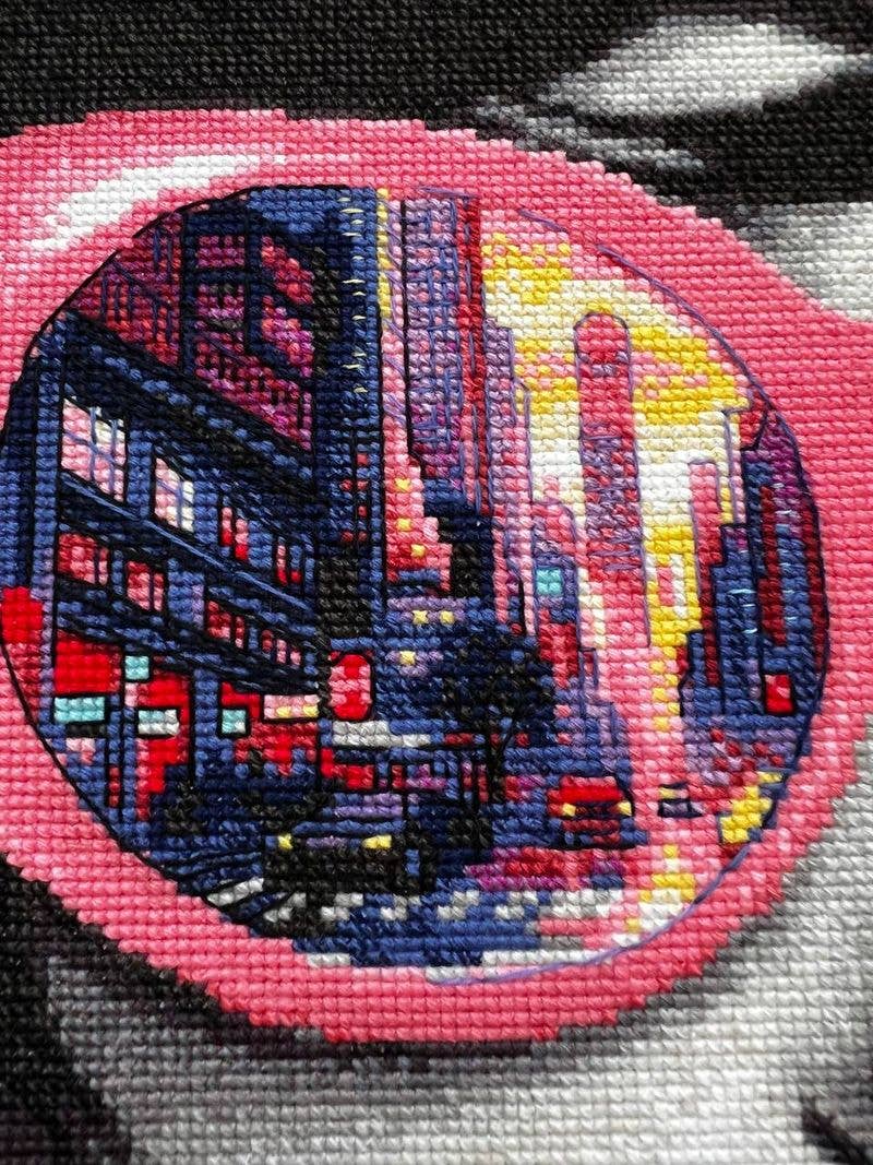 RIOLIS Cross Stitch Kit Big City Rhythm 2331 Urban Woman