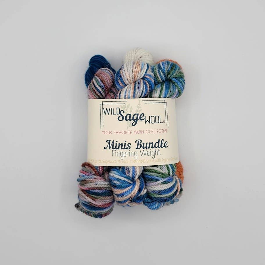 Wild Sage-Blueberry Collection Minis - Fingering