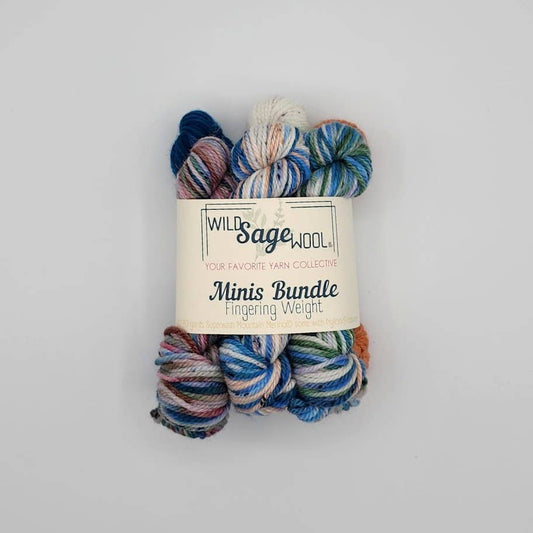 Wild Sage-Blueberry Collection Minis - Fingering