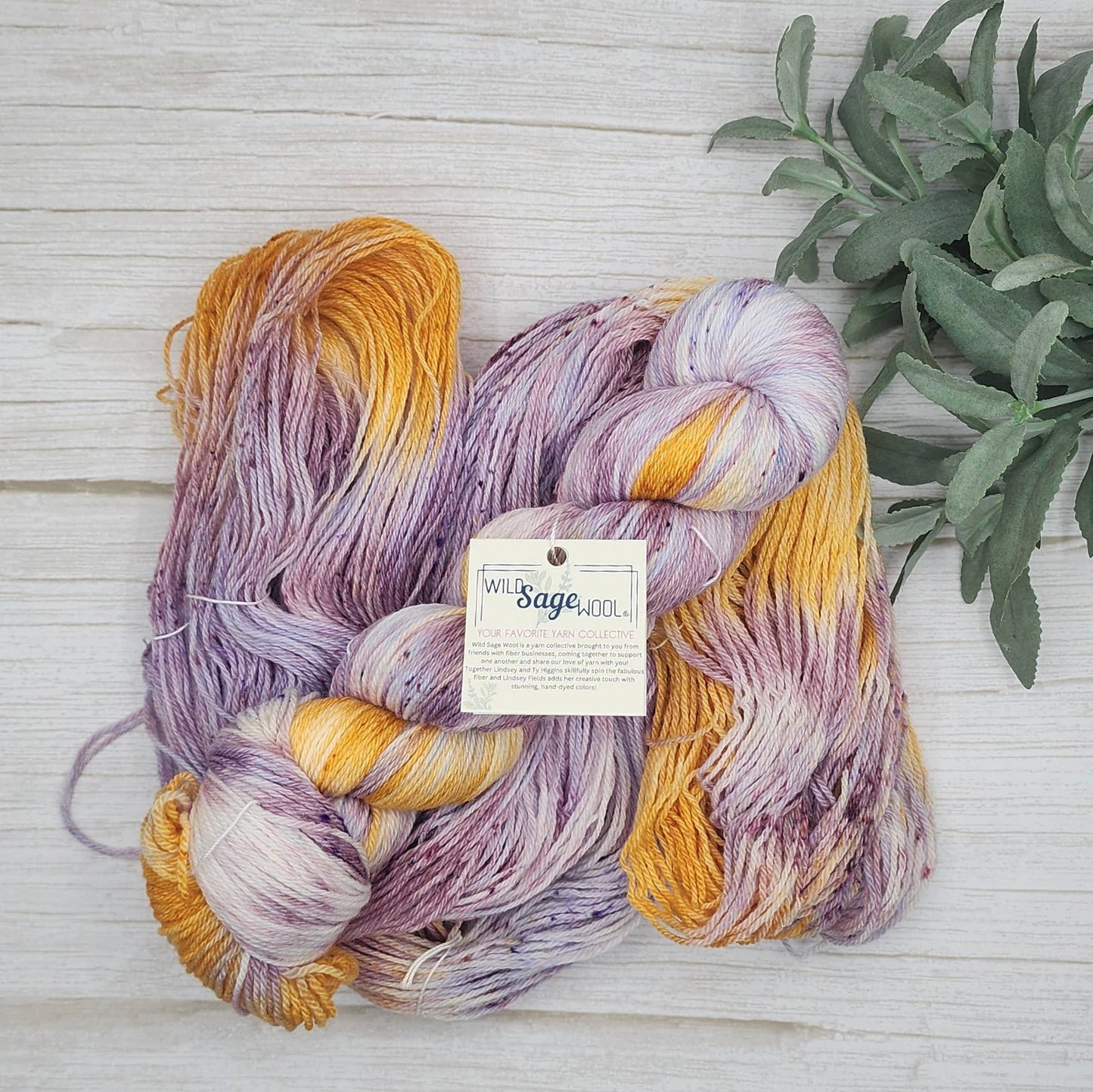 Feathers & Gold - Fingering — Dye to Order
