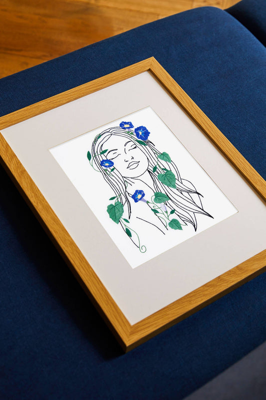 DMC Designer Embroidery Kit - Portrait Bellbind
