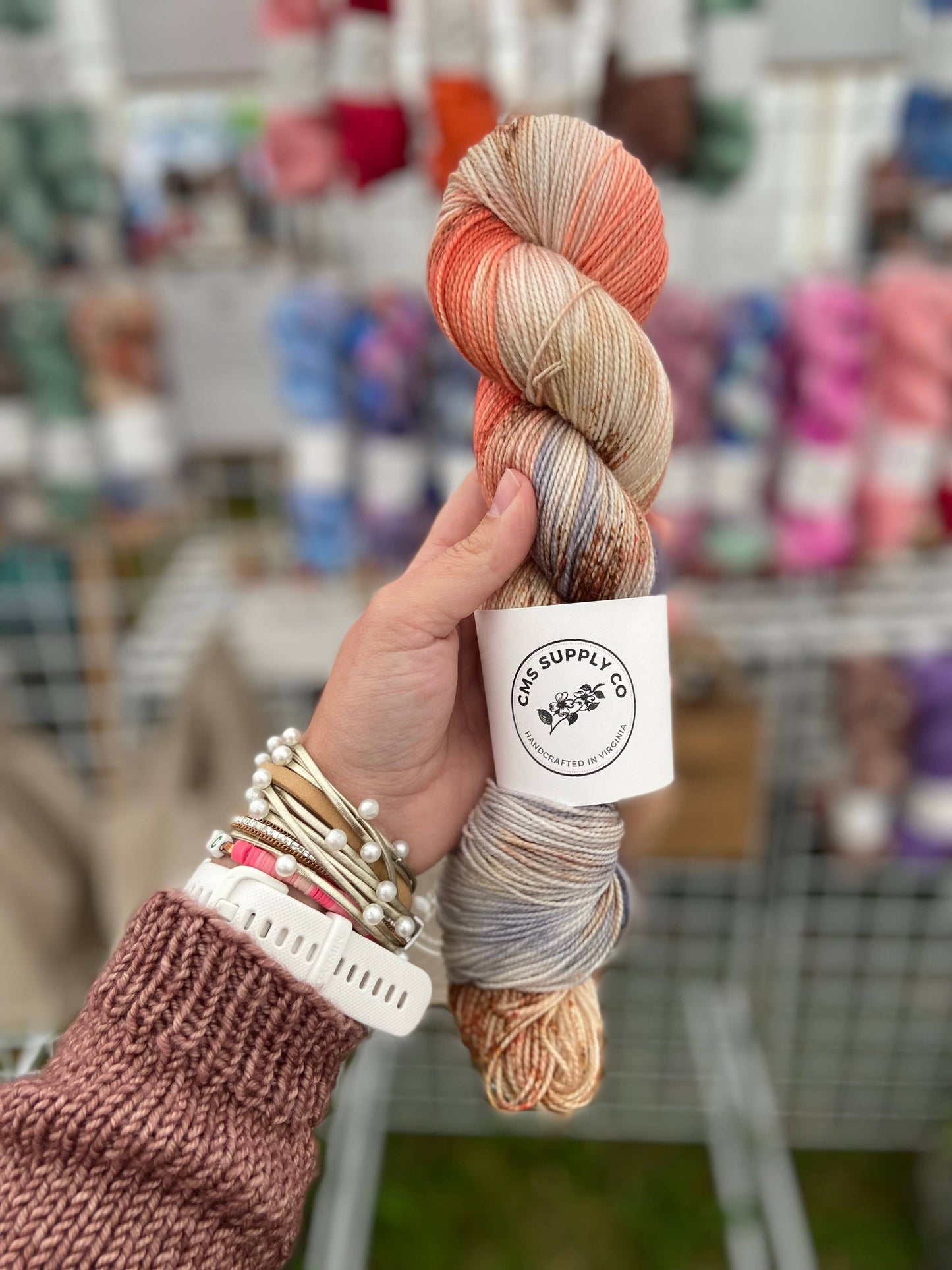 By the Bay Colorway - Artisan Dyed Yarn - Multiple Bases