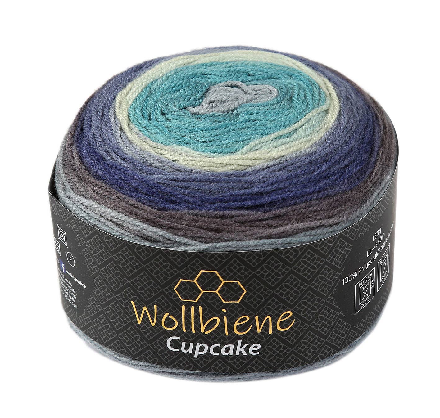 Woolen bee cupcake gradient wool knitting wool 150g