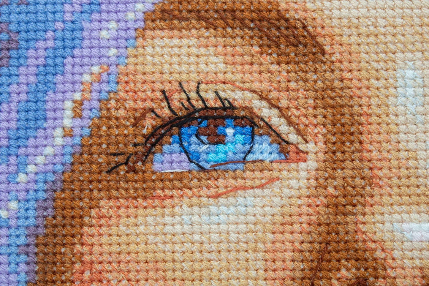 AINE Cross Stitch Kit Bubblegum Dreams A1032 Pop Art Woman