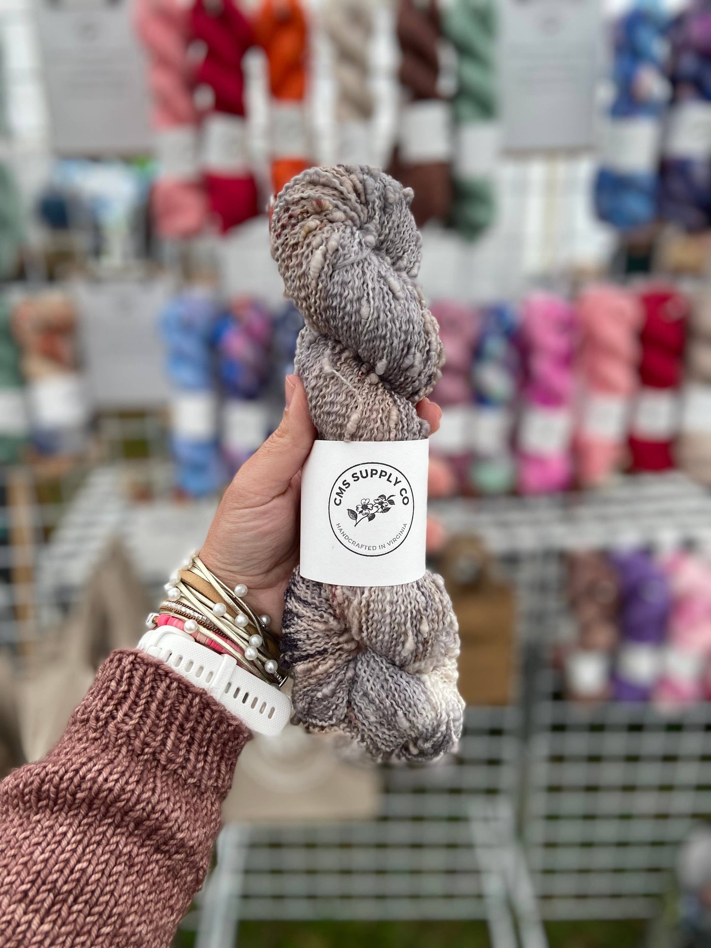 Foggy Shores Colorway - Artisan Dyed Yarn - Multiple Bases