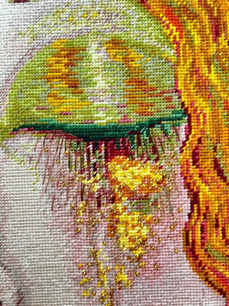 RIOLIS Cross Stitch Kit Golden Tears 2314 Klimt Portrait