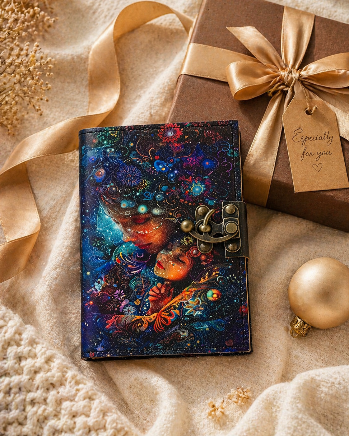 Vintage Rustic Leather Journal Handmade Diary gift for women