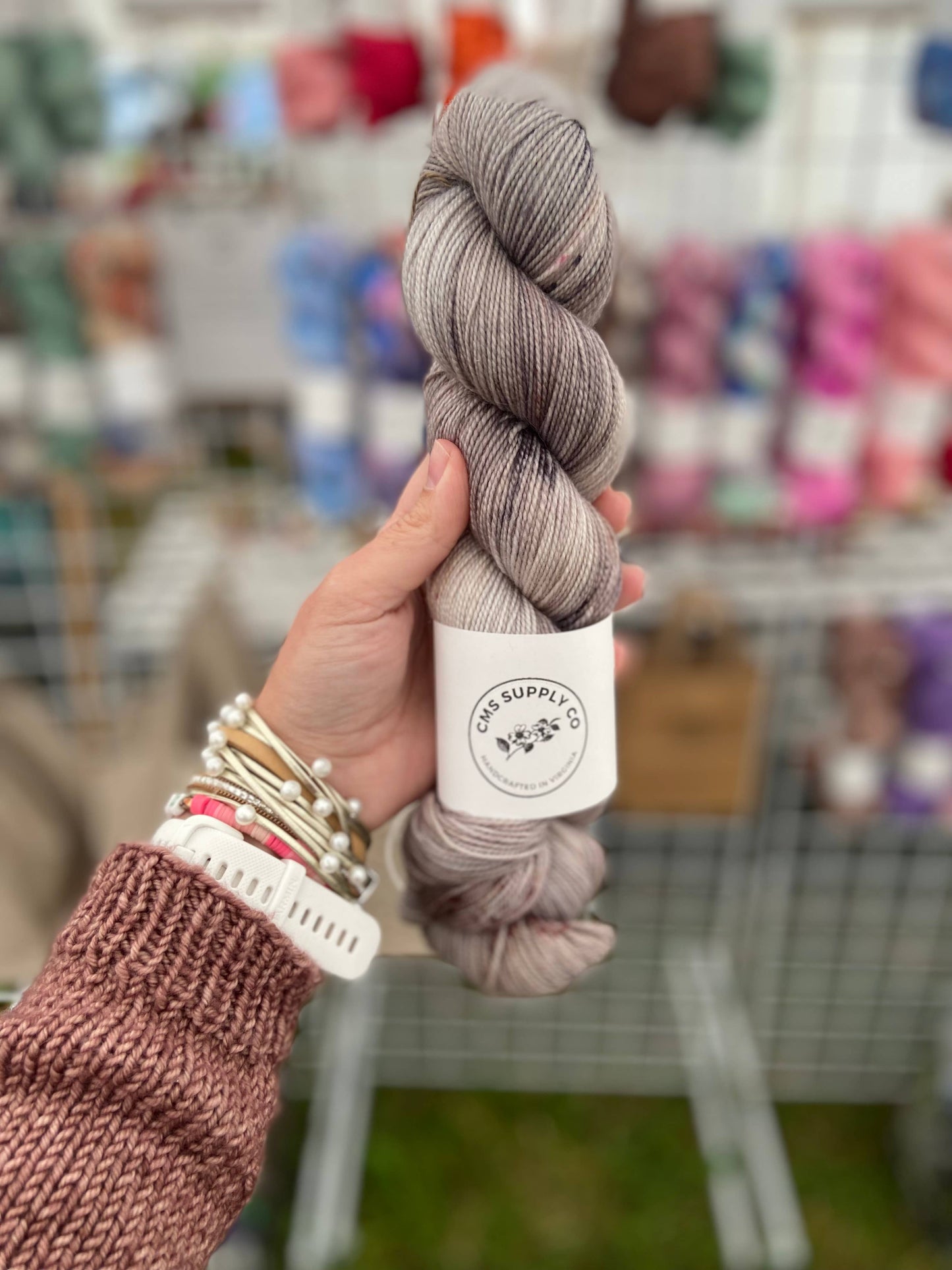 Foggy Shores Colorway - Artisan Dyed Yarn - Multiple Bases