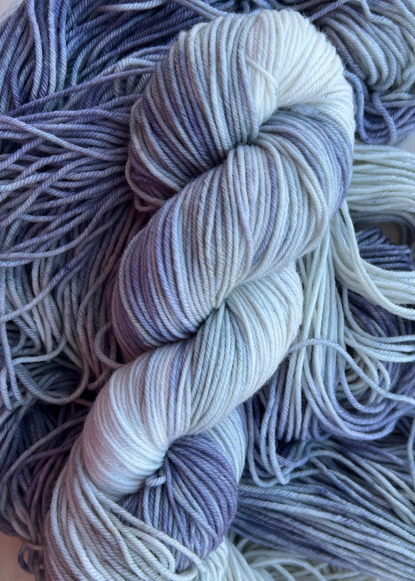 Purls and Pines Snow Day! Hand Dyed Yarn