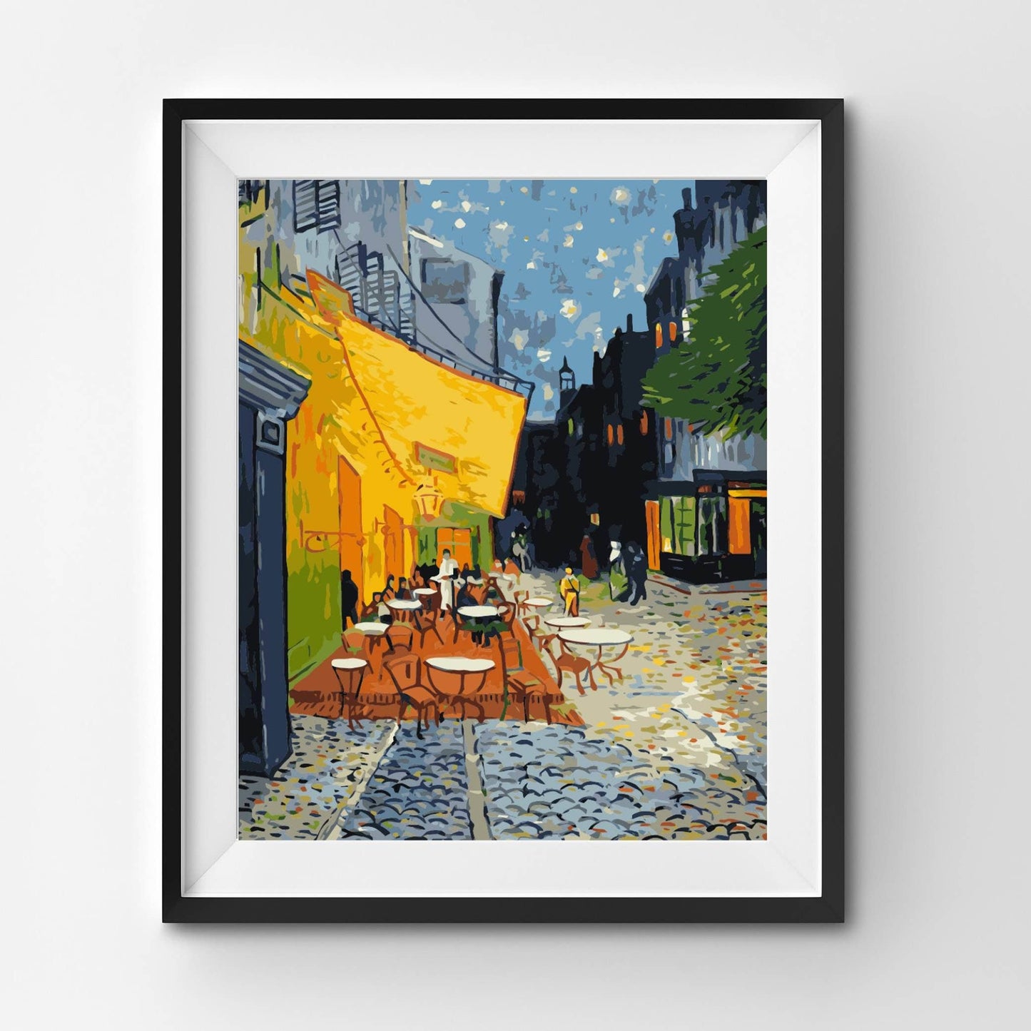 Cafe Terrace at Night, Vincent van Gogh - Retro Wall Art