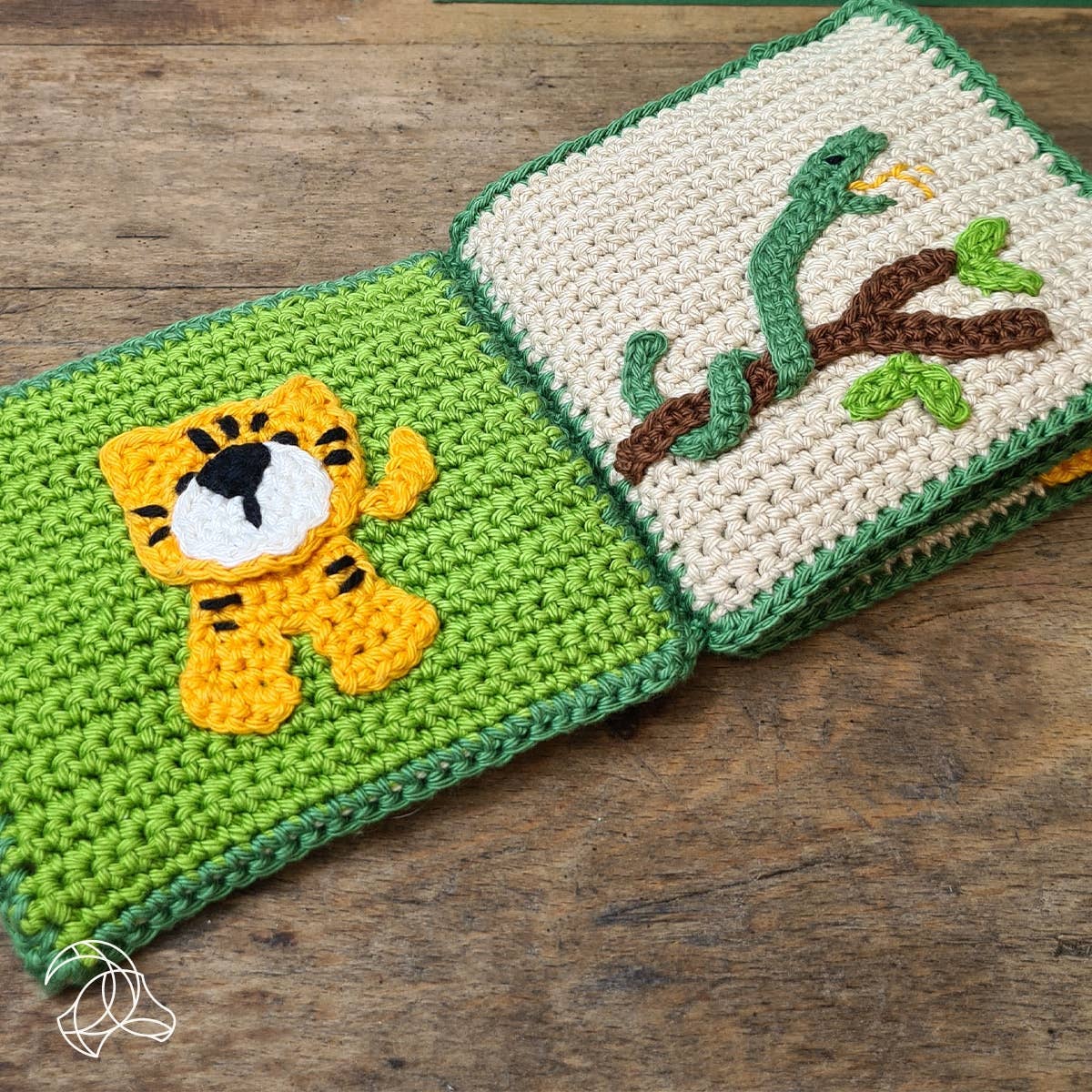 DIY Crochet Kit - Soft Book "Jungle"