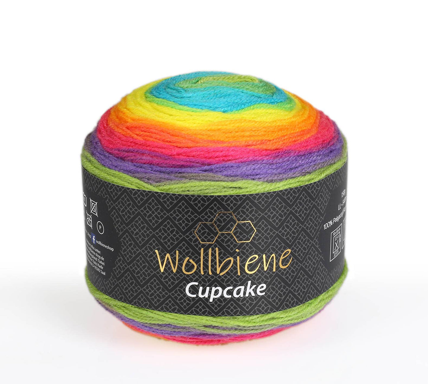 Woolen bee cupcake gradient wool knitting wool 150g