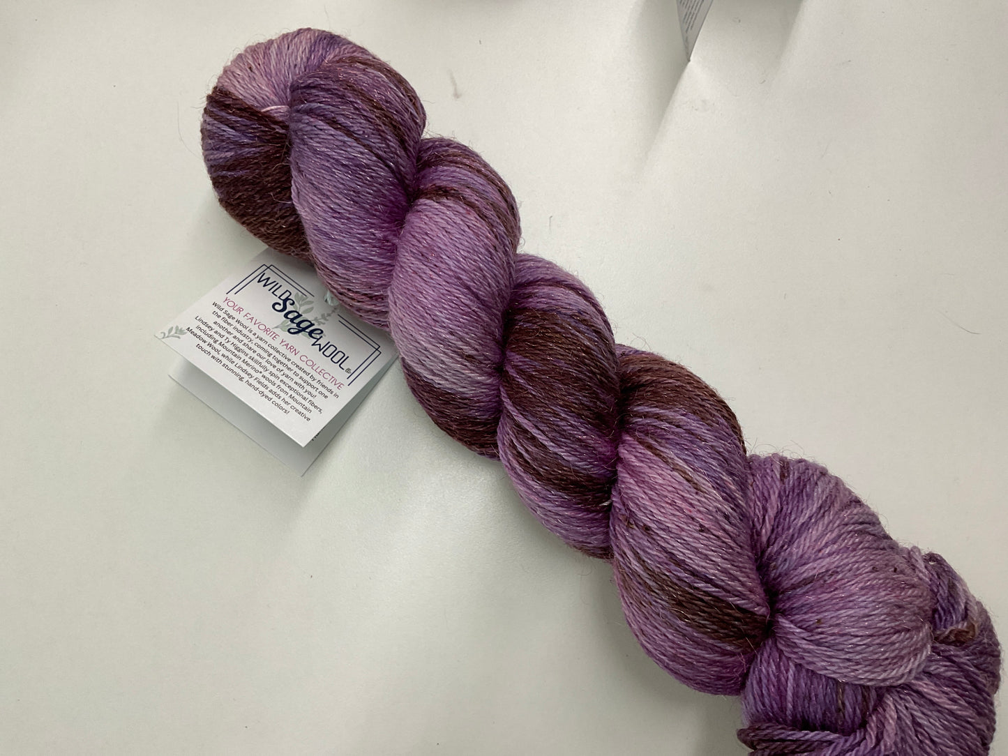 Wild Sage Wool- Rosemary Fingering Shimmer