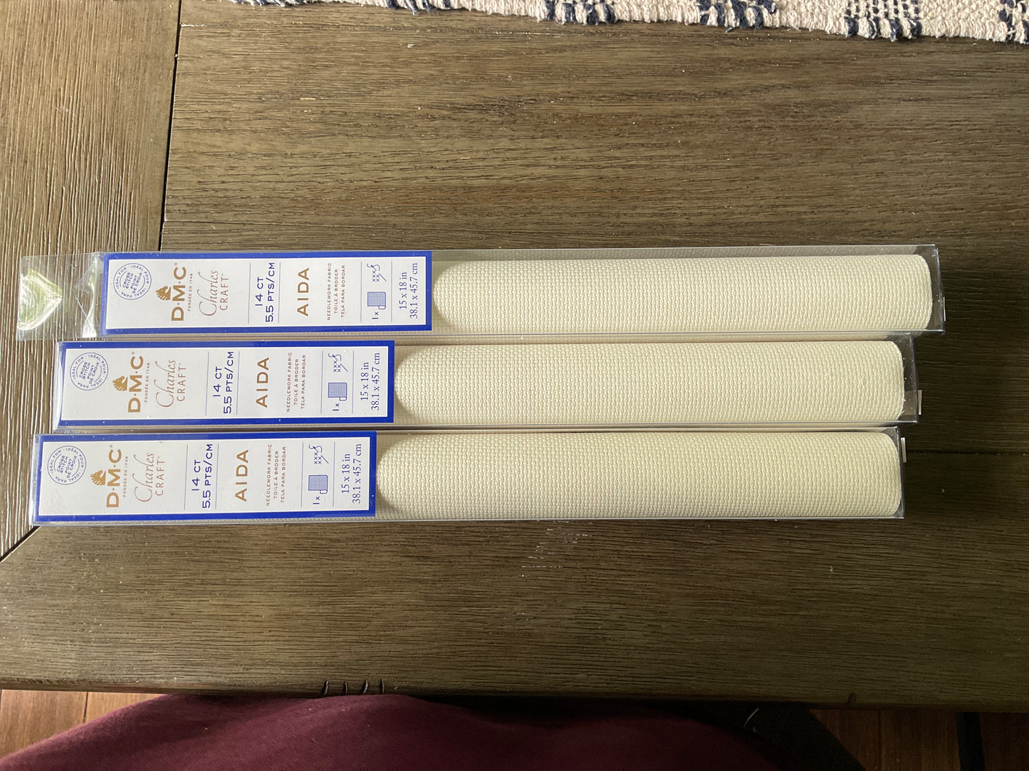 DMC AIDA NEEDLEWORK FABRIC