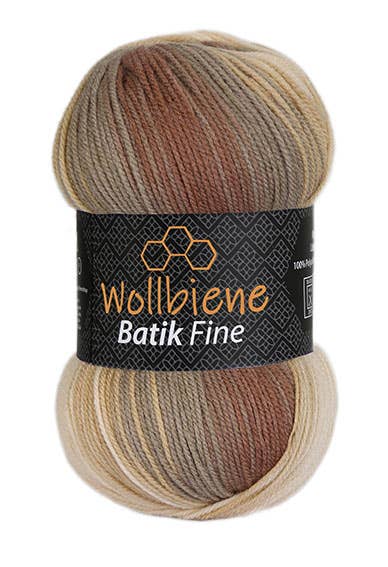 Woolbee Batik Fine Gradient Wool Knitting Wool