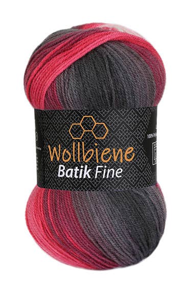 Woolbee Batik Fine Gradient Wool Knitting Wool