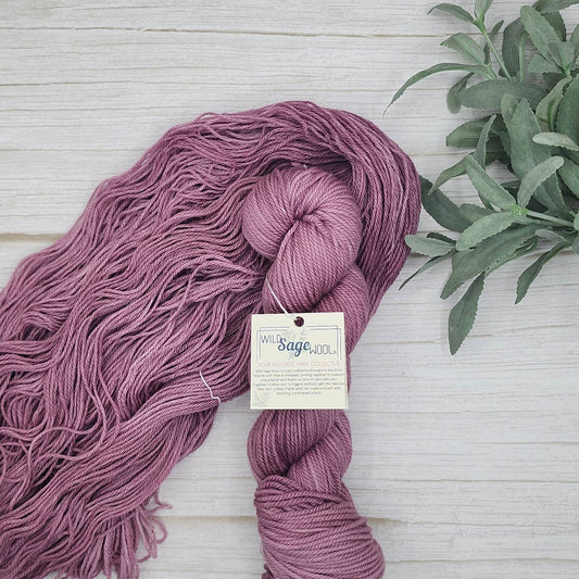 Wild Sage-Plum Petals - Fingering