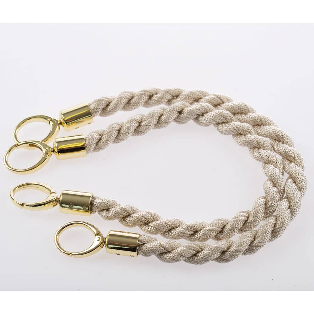 Inda handles 50 cm with gold finishes