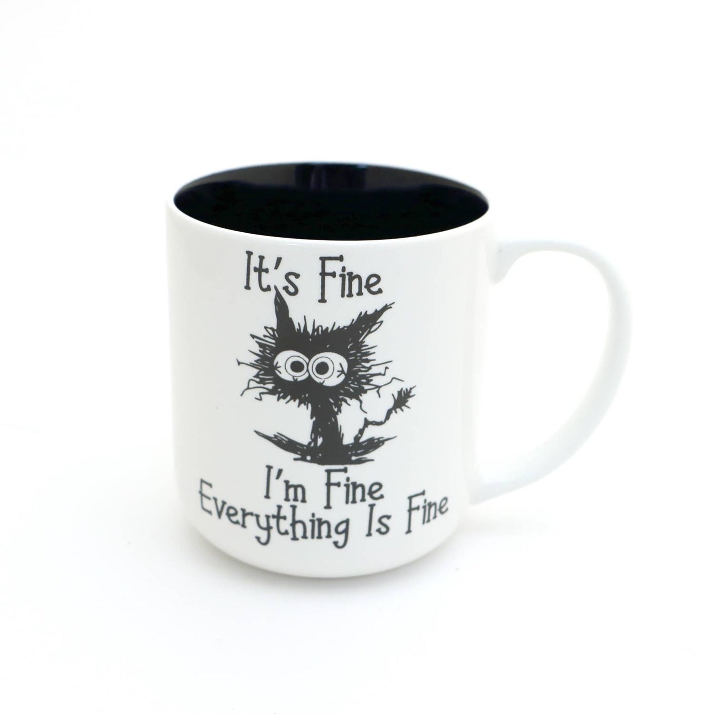 It's Fine, I'm Fine, Everything is Fine Cat Mug