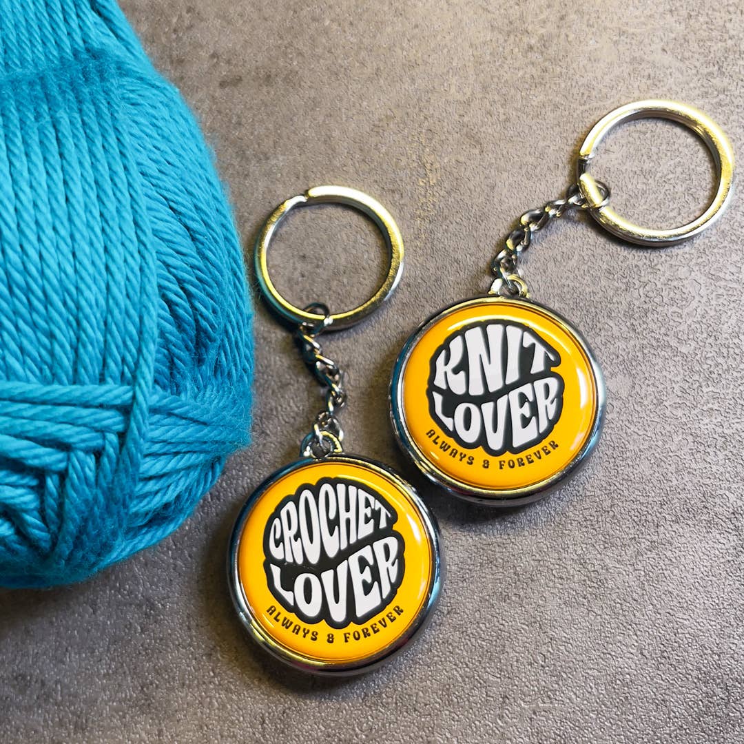 Crochet and Knit Lover Keychain