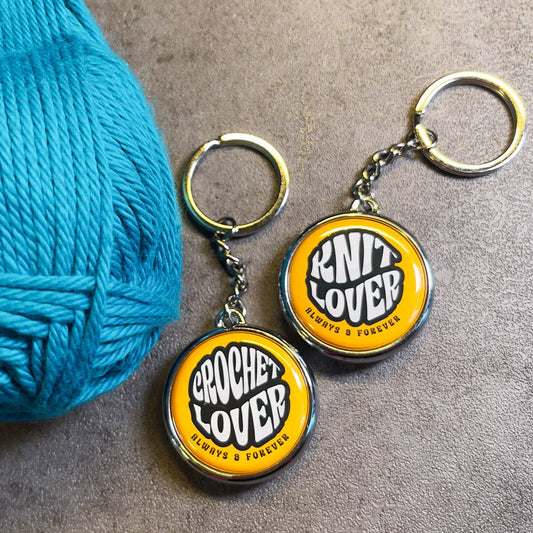 Crochet and Knit Lover Keychain