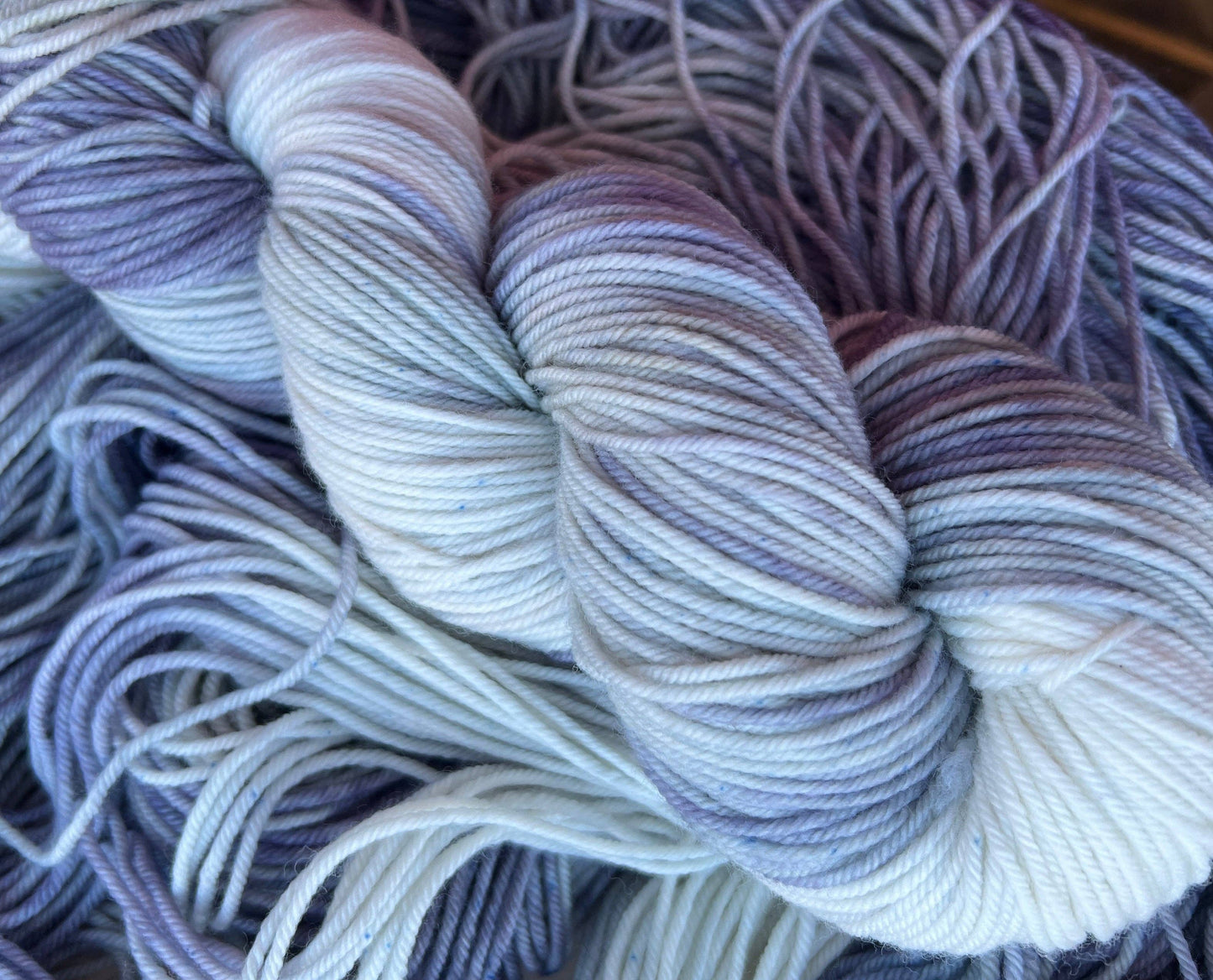 Purls and Pines Snow Day! Hand Dyed Yarn