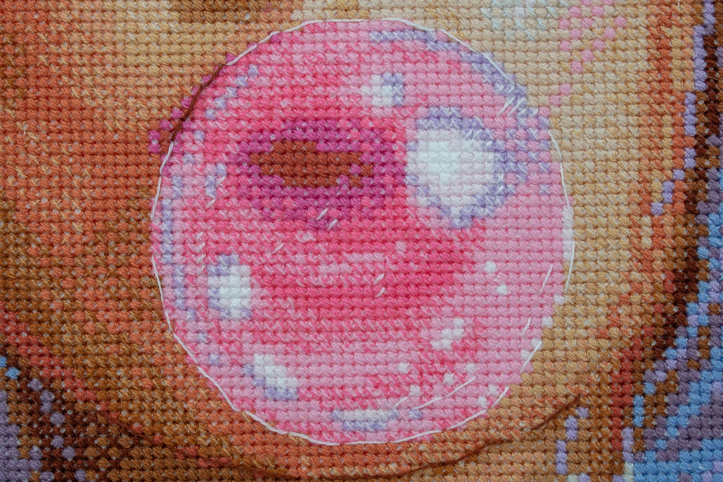 AINE Cross Stitch Kit Bubblegum Dreams A1032 Pop Art Woman
