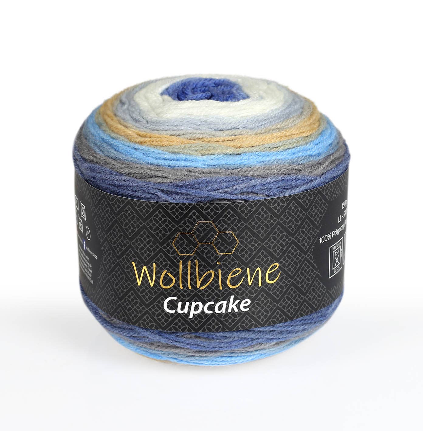 Woolen bee cupcake gradient wool knitting wool 150g