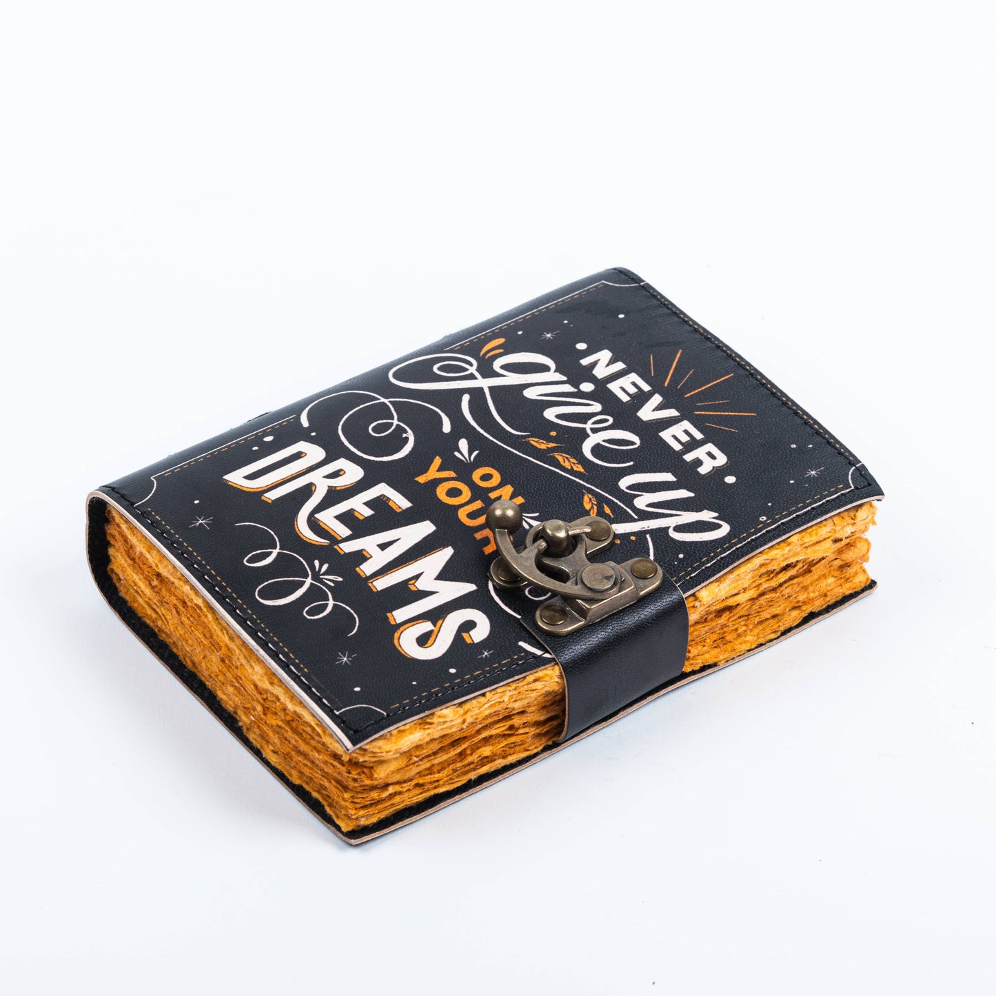 Leather Journal With Quotes Notebook Diary for Travel Lovers