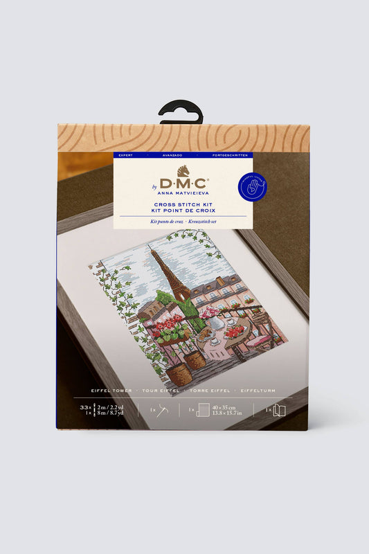 DMC Designer Cross Stitch Kit - Eiffel Tower, BK1975S