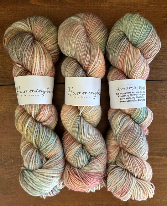Hummingbird yarn Company- Farm Fresh Eggs