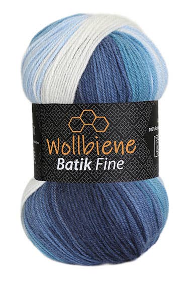 Woolbee Batik Fine Gradient Wool Knitting Wool